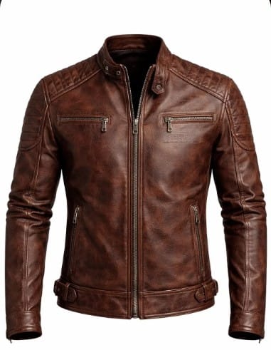 cafe racer leather jacket